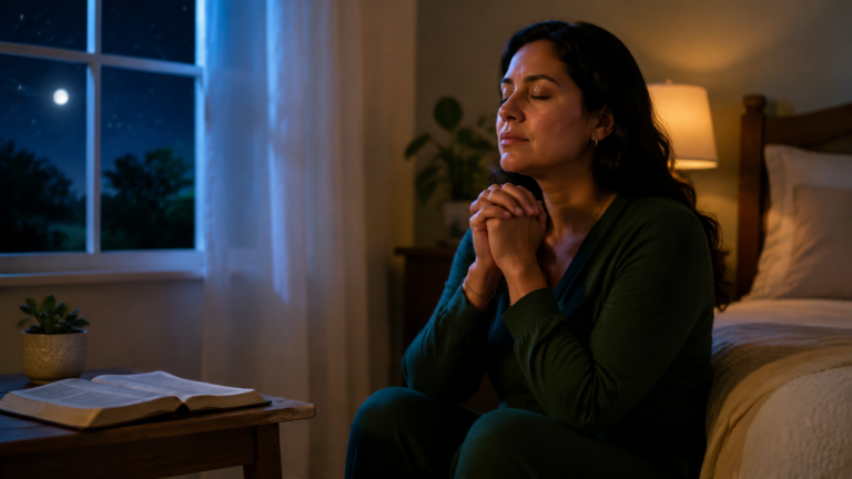 Oración de la noche: quédate conmigo esta noche